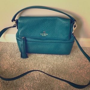 Green Kate Spade Leather Crossbody